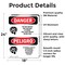Signmission Safety Culture Sign, 18 in Width, Vinyl Decal, Rectangle, Bilingual OS-2PACK-DS-D-1824-VS-1183 - alternate 2